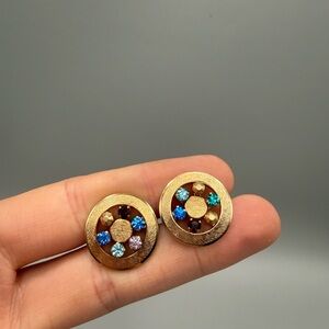 Heavy gold electro plate Anson men’s cuff links